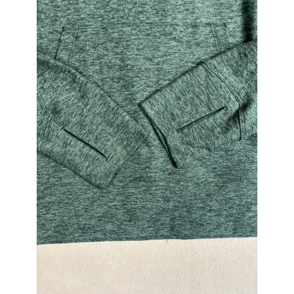 Outdoor Voices Small Women's All Day Pullover Olive Green Cloud Knit Hoodie - Picture 4 of 9